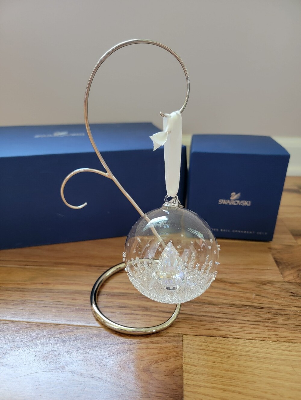 Swarovski Crystal 2013 Ornament And Stand